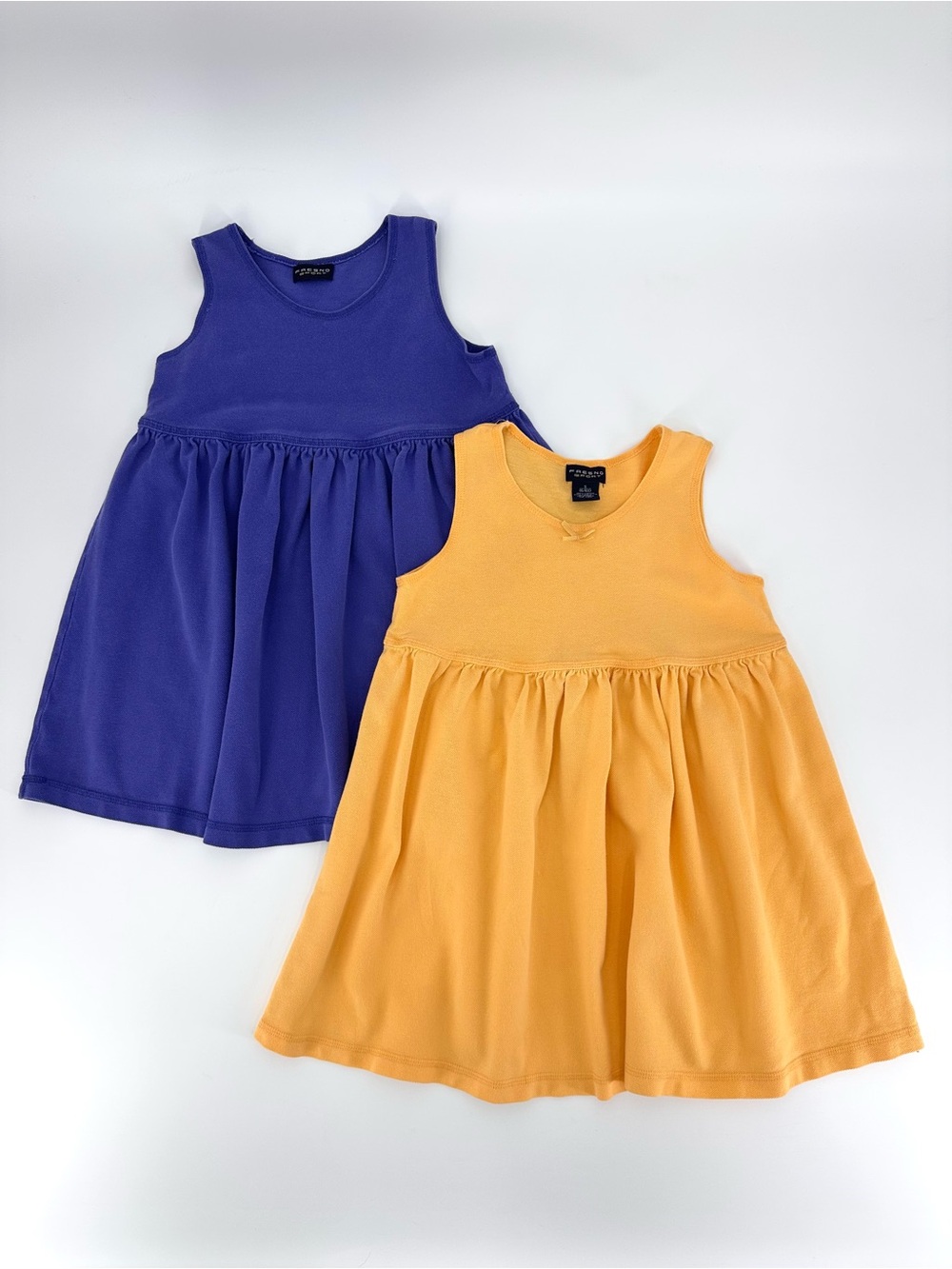 Vintage Girl's Boxy Textured Summer Dresses Set Size 6